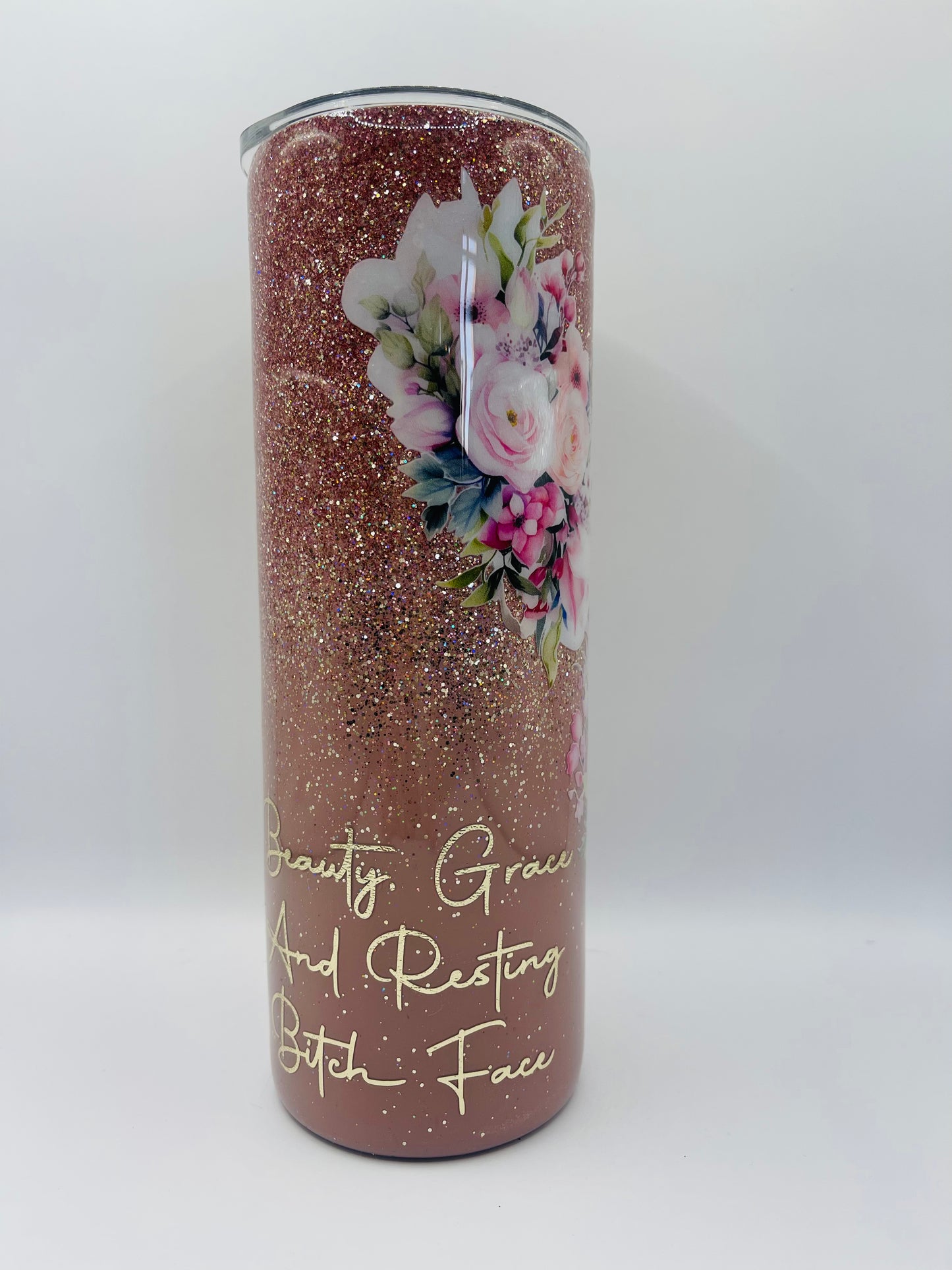Beauty, Grace Epoxy tumbler