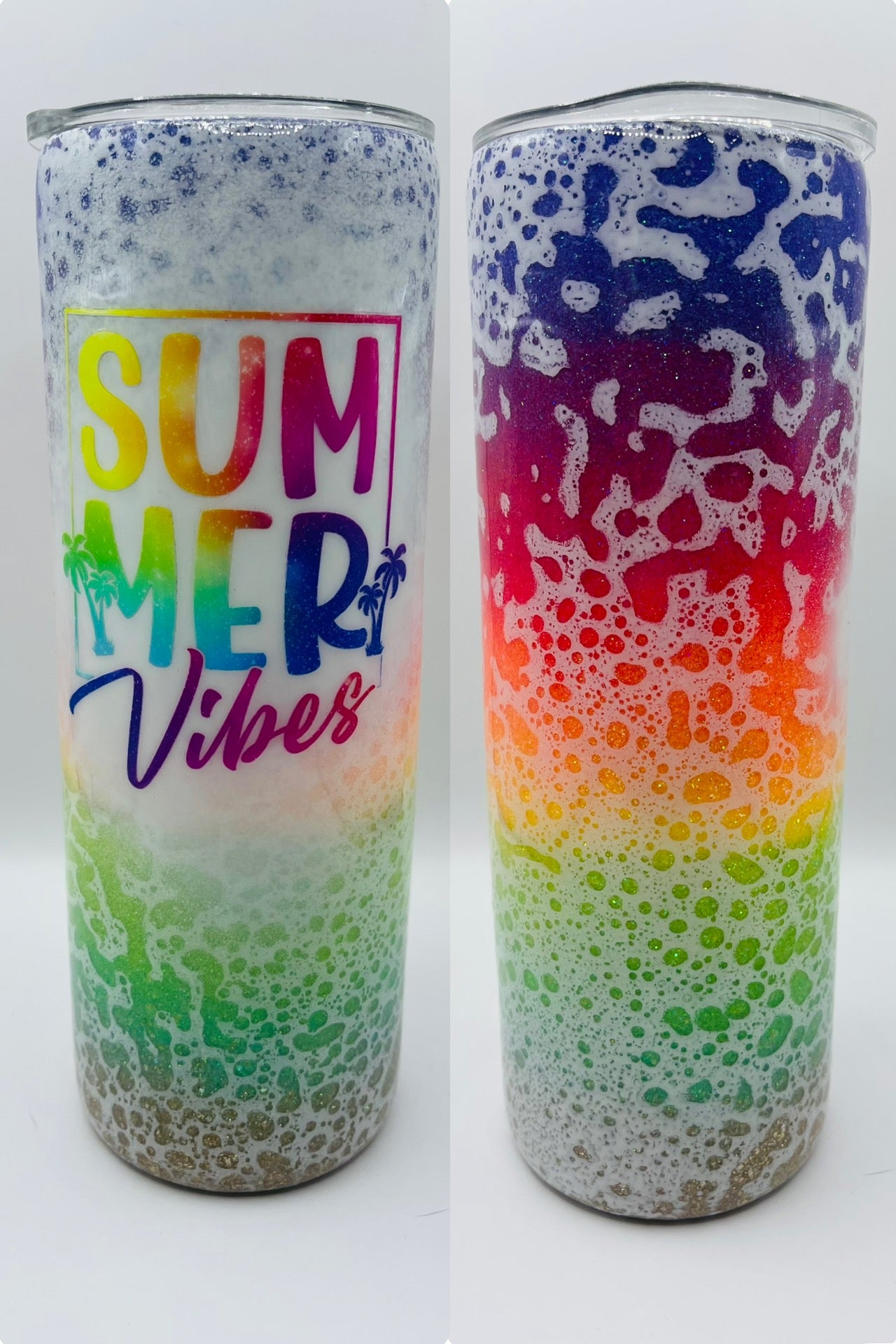 Summer Vibes Epoxy Tumbler