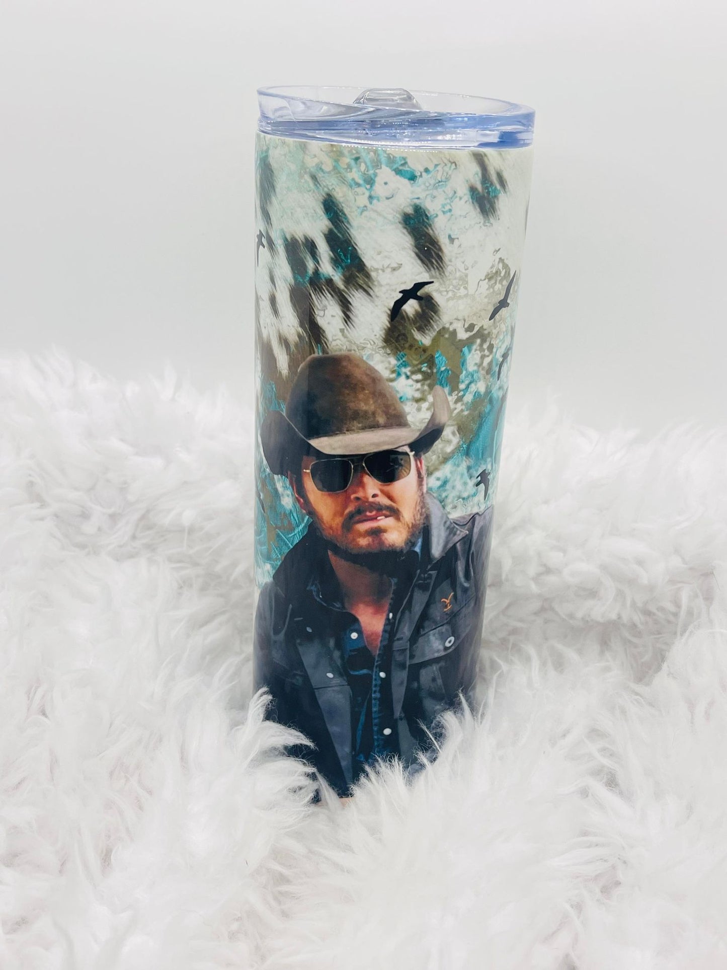 Rip Cow Print Tumbler