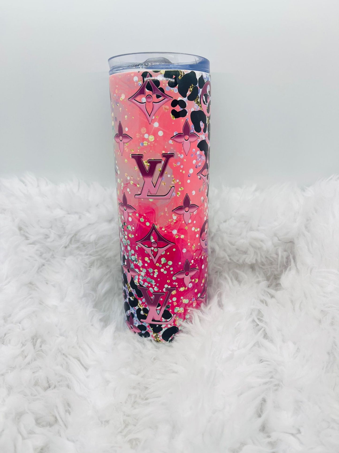 LV Leopard Tumbler