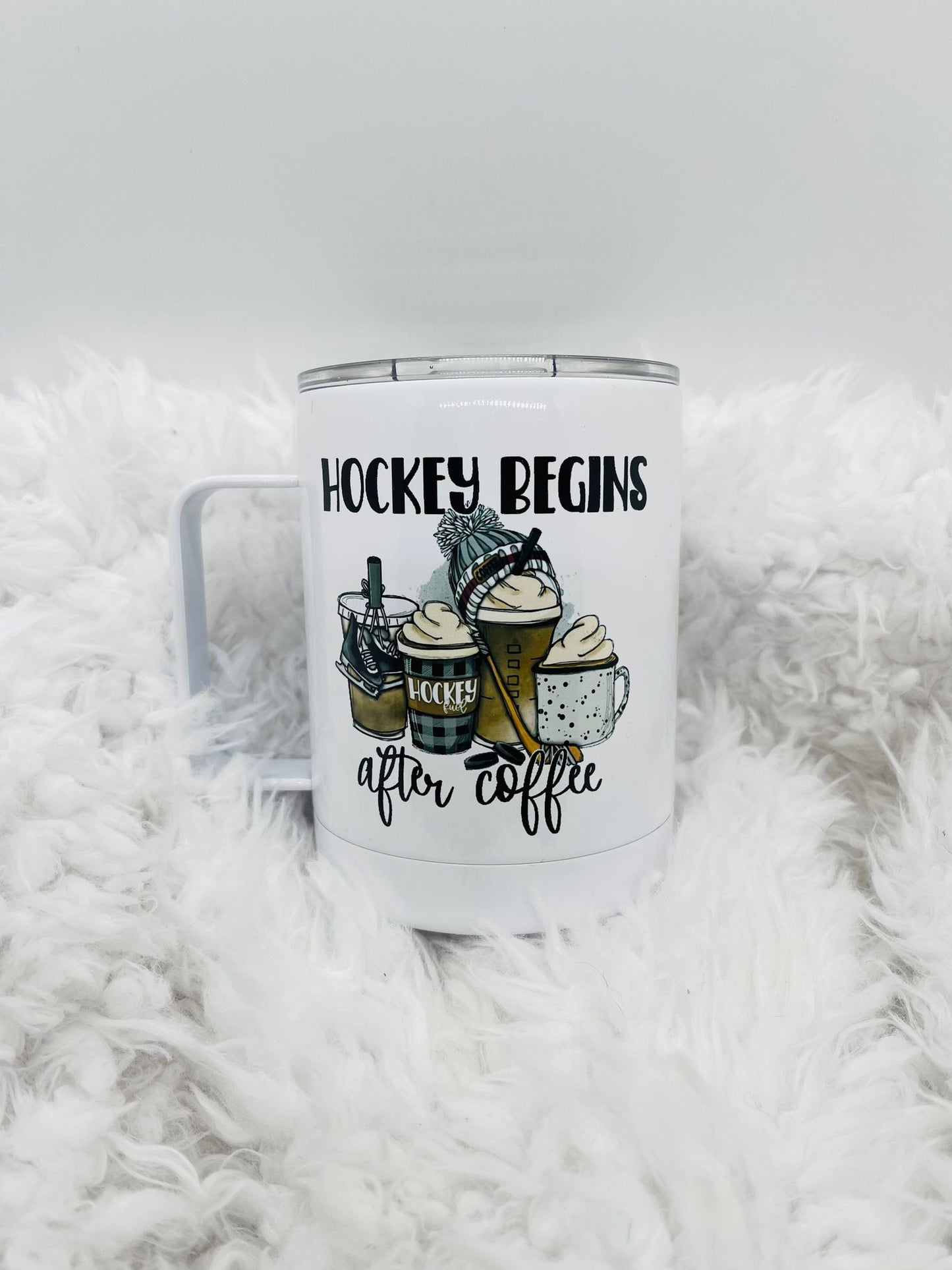 Hockey Begins After Coffee Mug