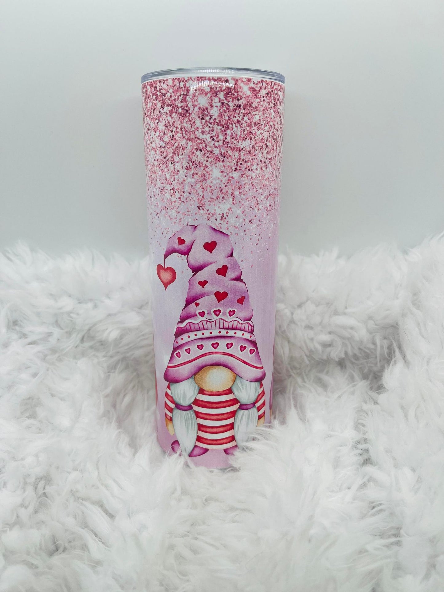 Pink Gnome Tumbler