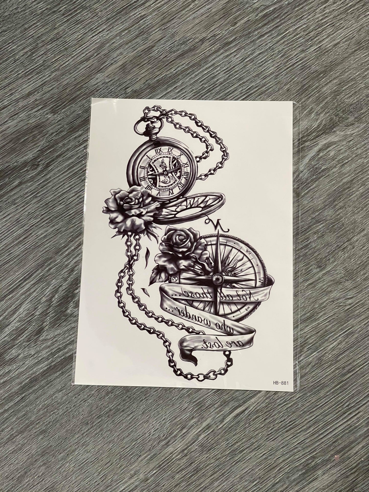 Compass Tattoo - HB881