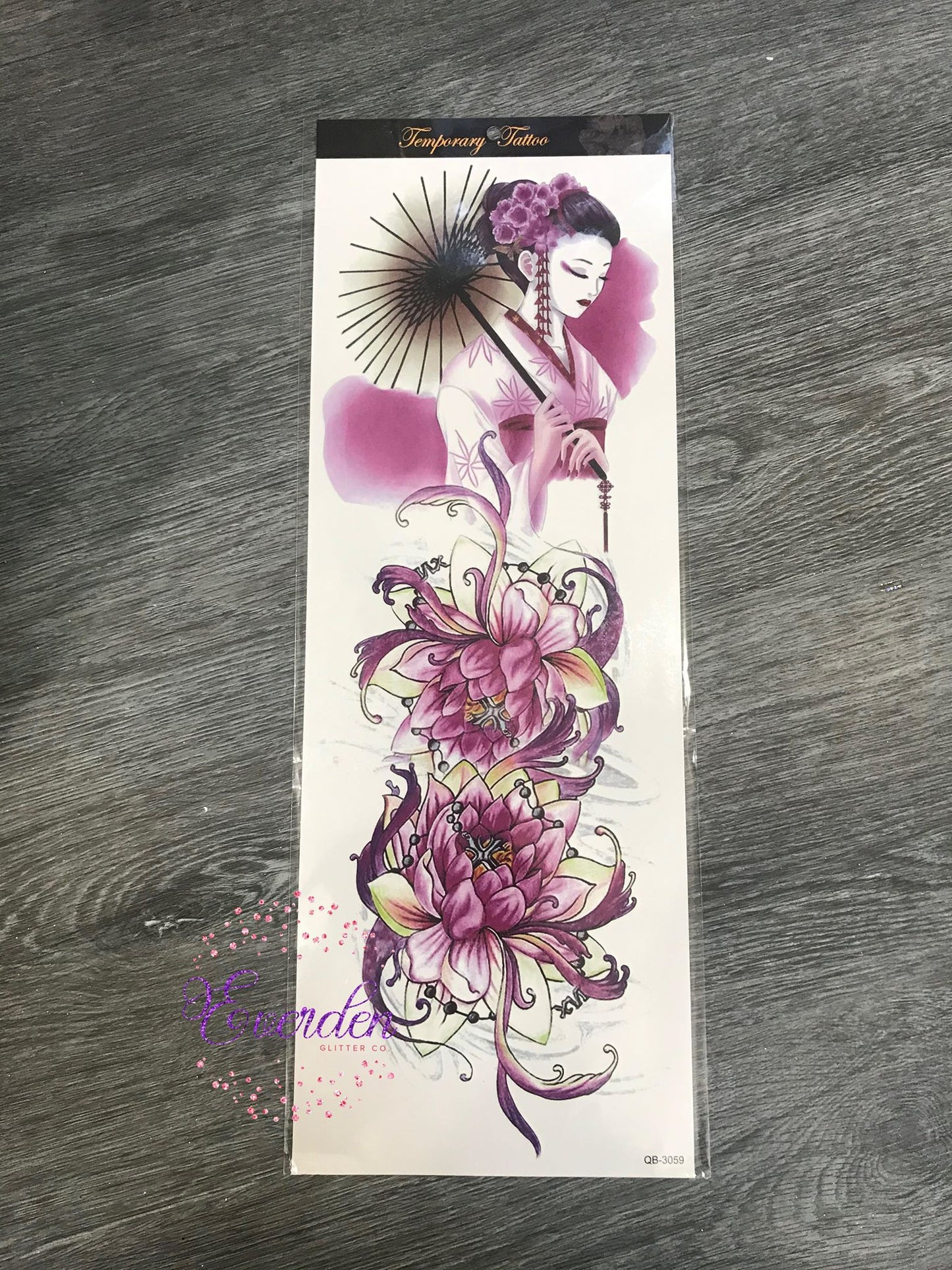 Pink Geisha Tattoo QB-059