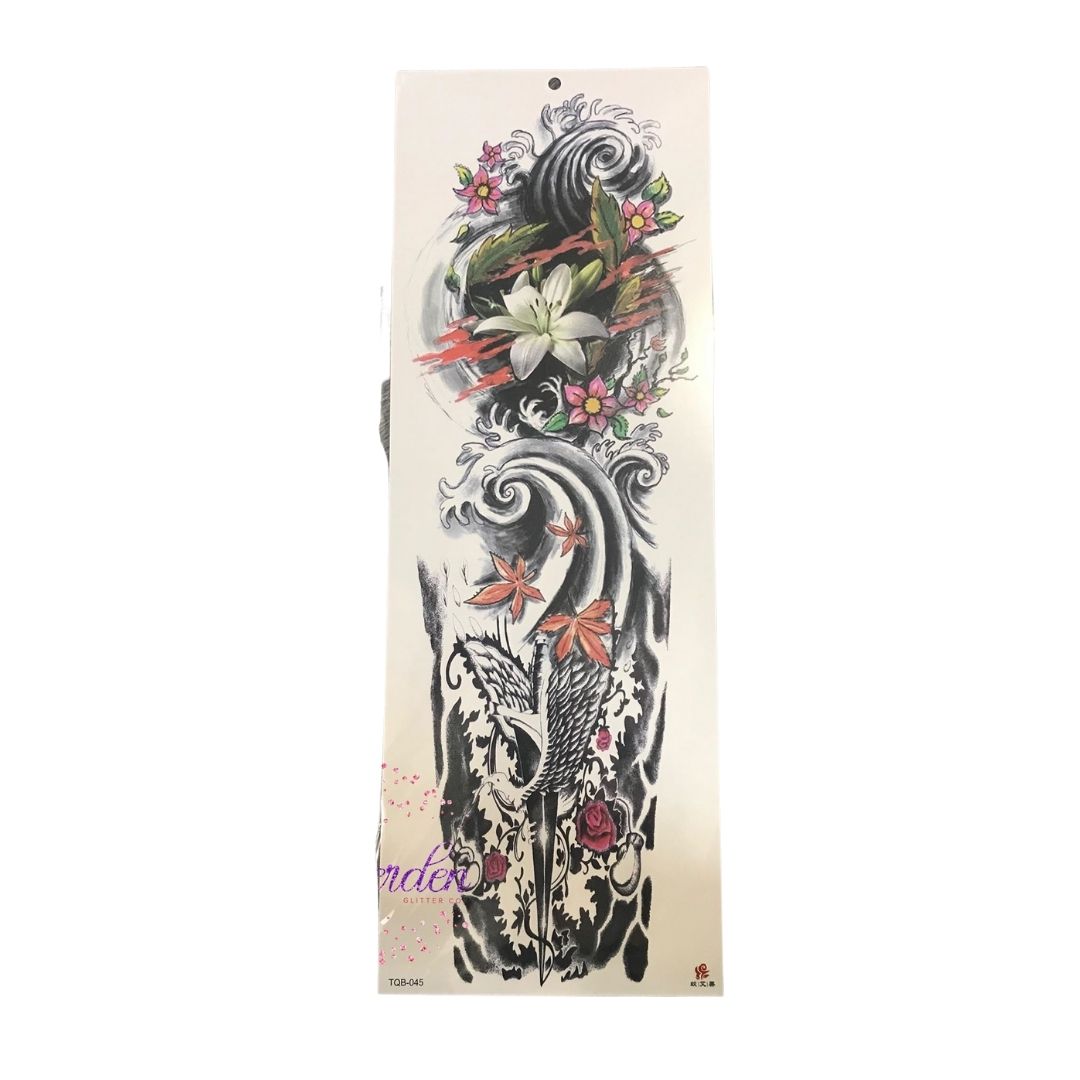 White Orchid Tattoo - TQB045