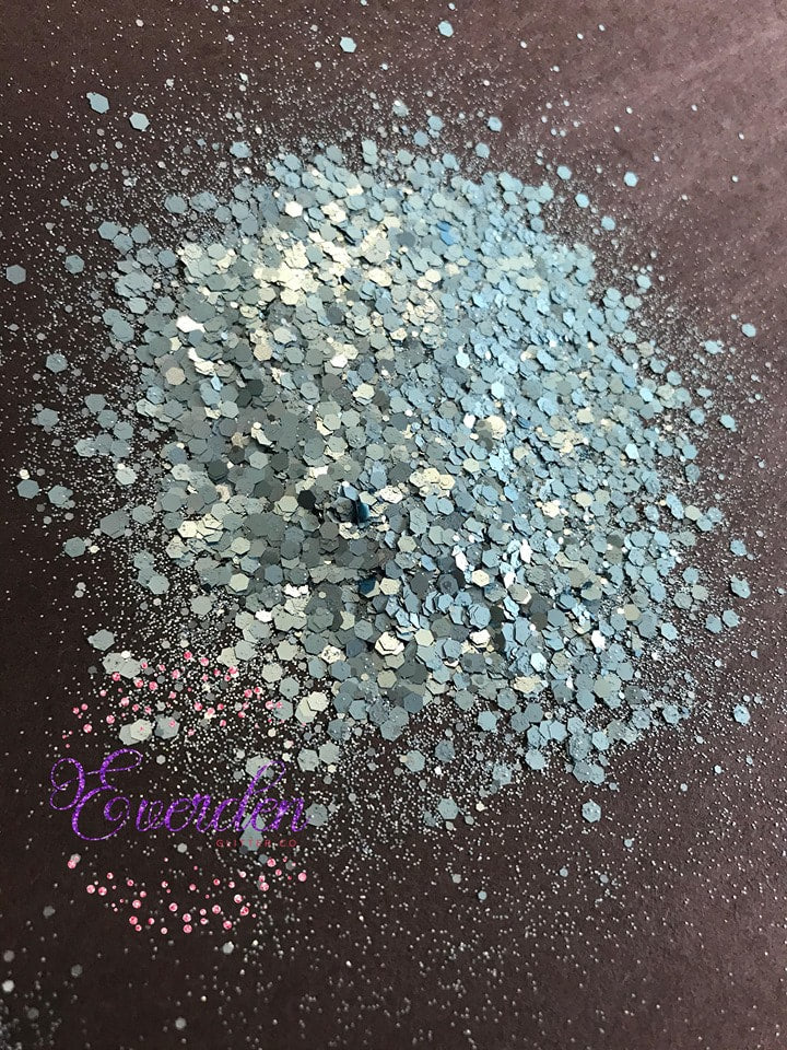 Ice Blue Raspberry Chunky Mix