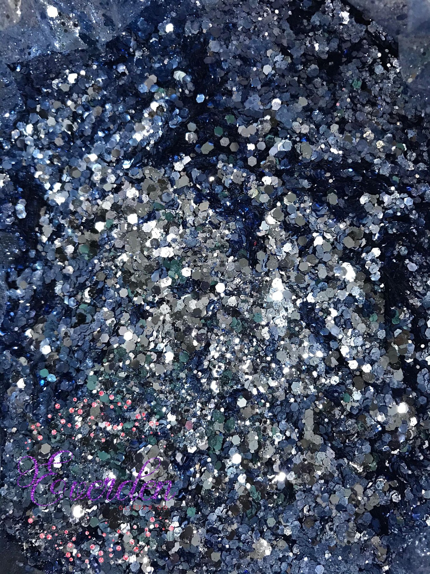 Slate Blue Chunky Mix