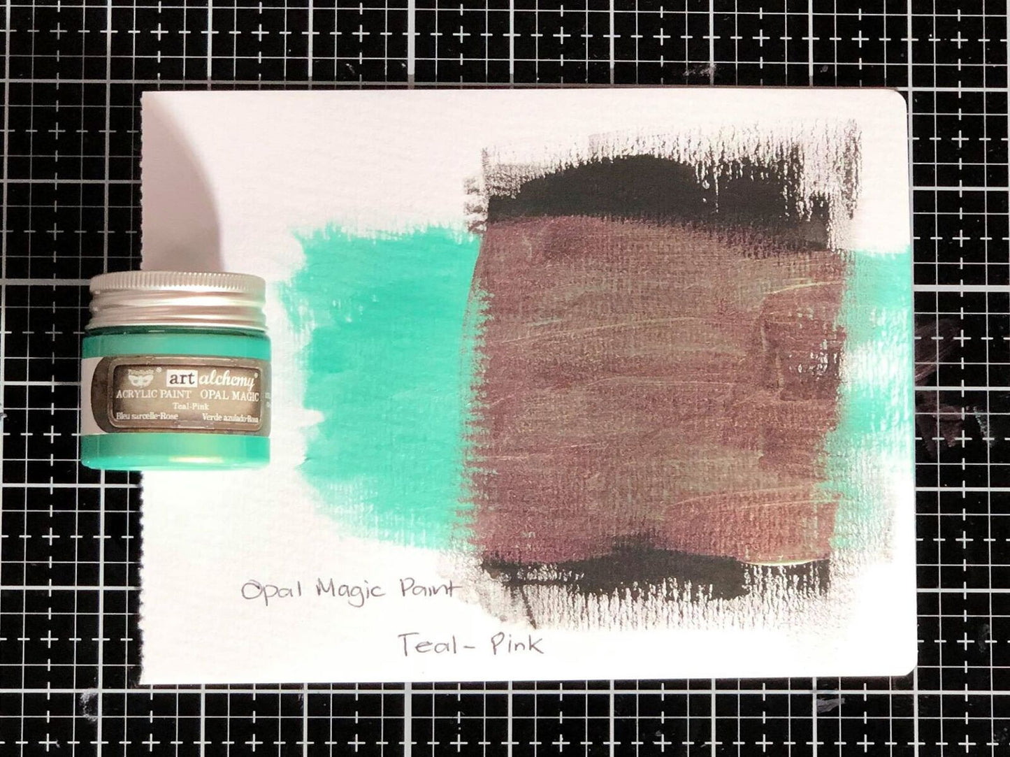 Opal Magic - Teal Pink Acrylic Paint