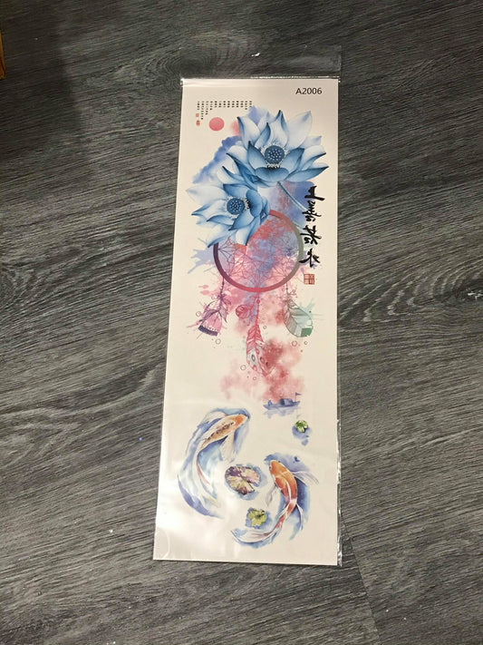 Dream Catcher Koi Tattoo - A2006