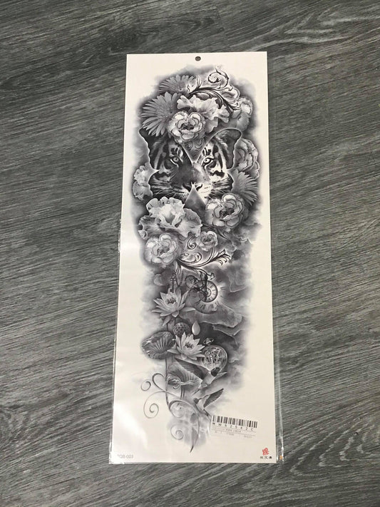 Flower Tiger Tattoo - TQB003