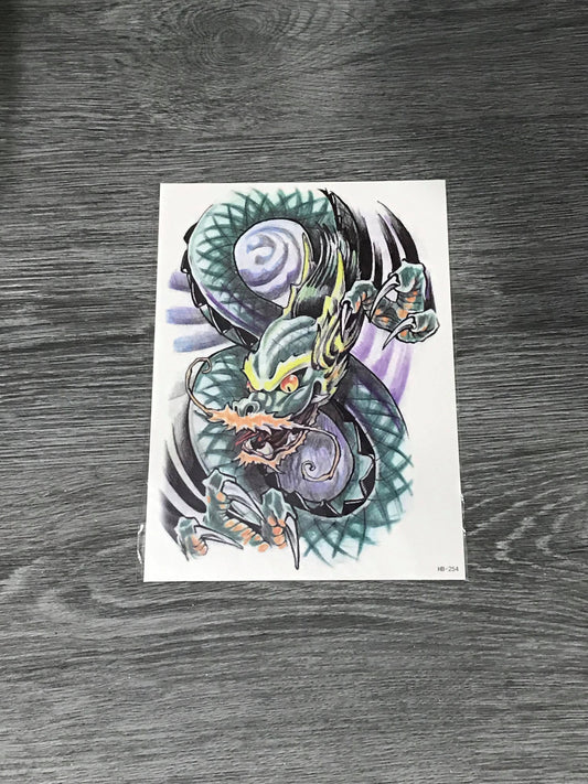 Green Dragon Tattoo - HB254
