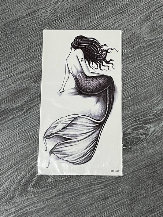 Mermaid Backside Tattoo - XQB043/044
