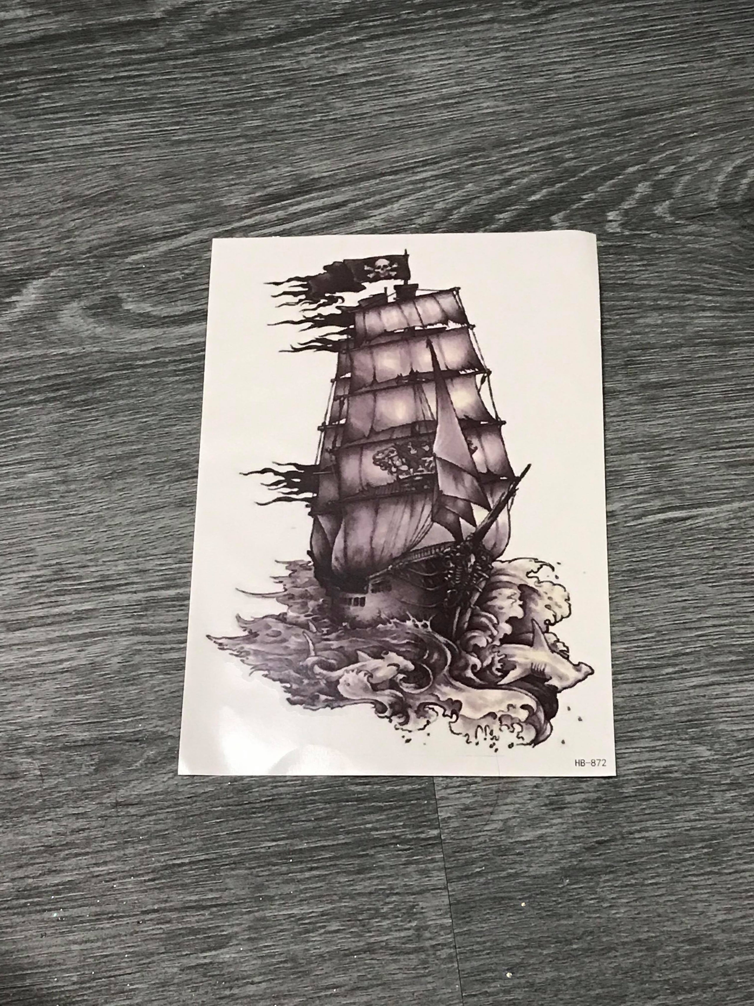 Pirate Ship Craft With Paper - Easy Crafts For Kids