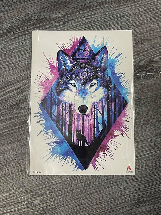 Pink Blue Wolf - TH203