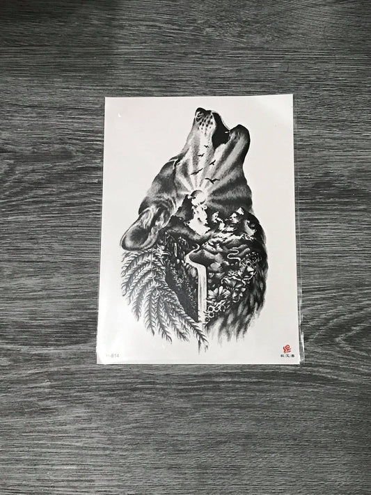 Wolf Tattoo - TH814