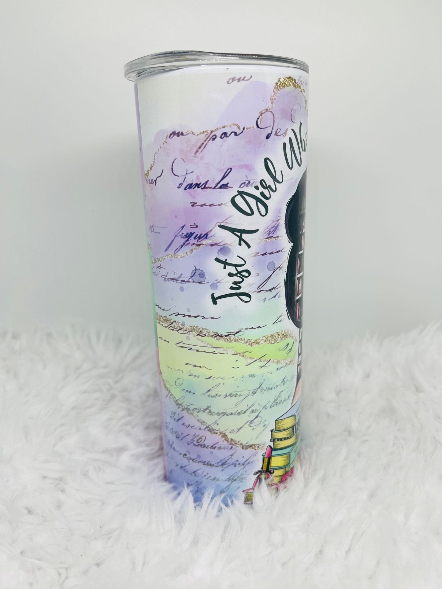 Just a Girl who Loves Books Tumbler