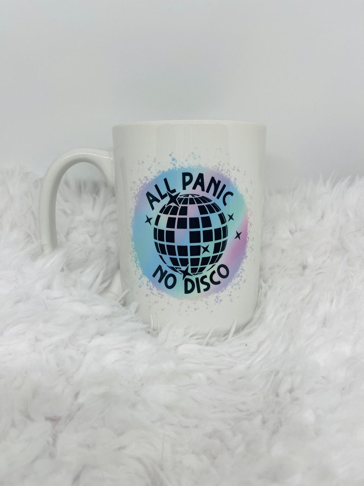 All Panic No Disco Mug