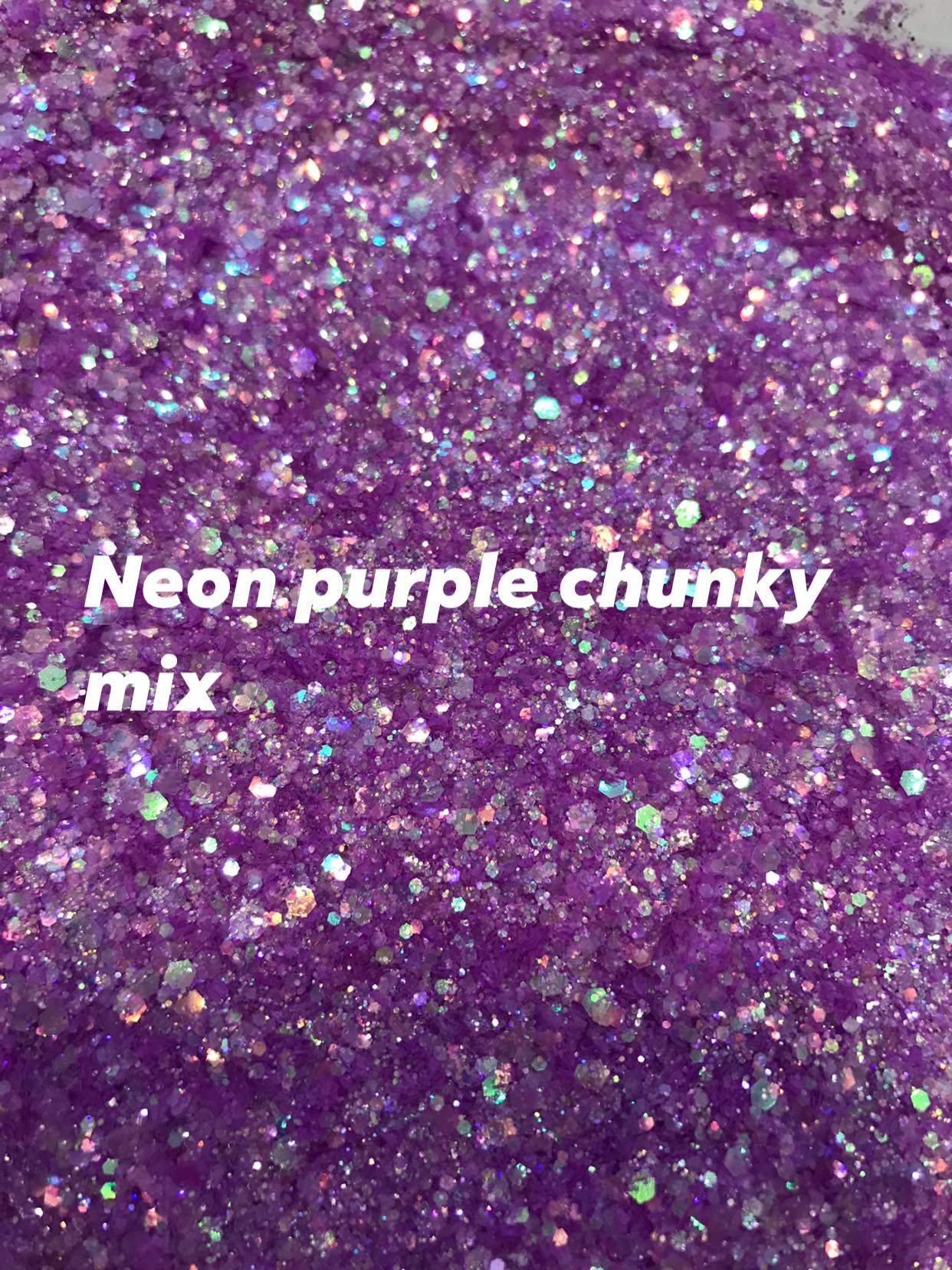 Neon Purple Chunky Mix