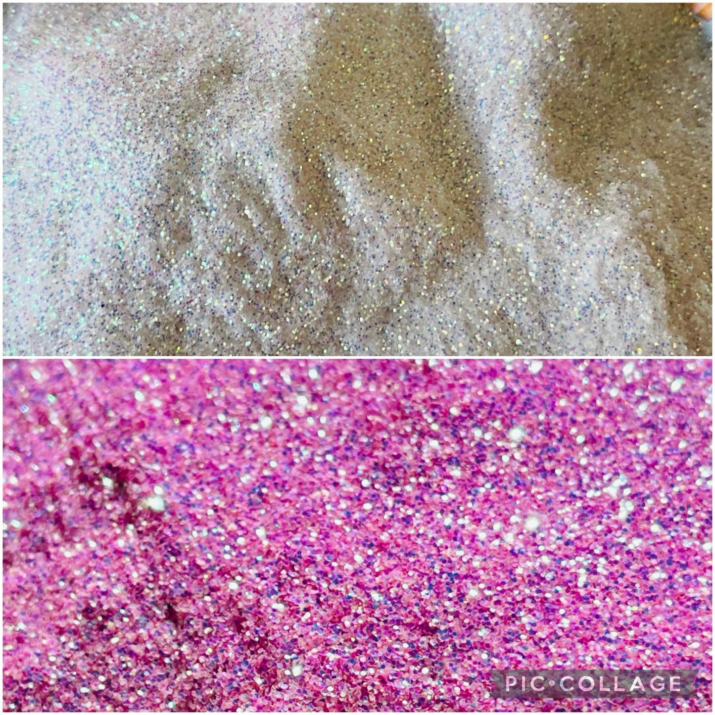 White to Pink UV Colour Changing Glitter