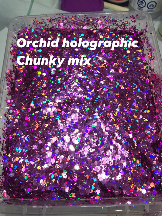 Orchid Holo Chunky Mix